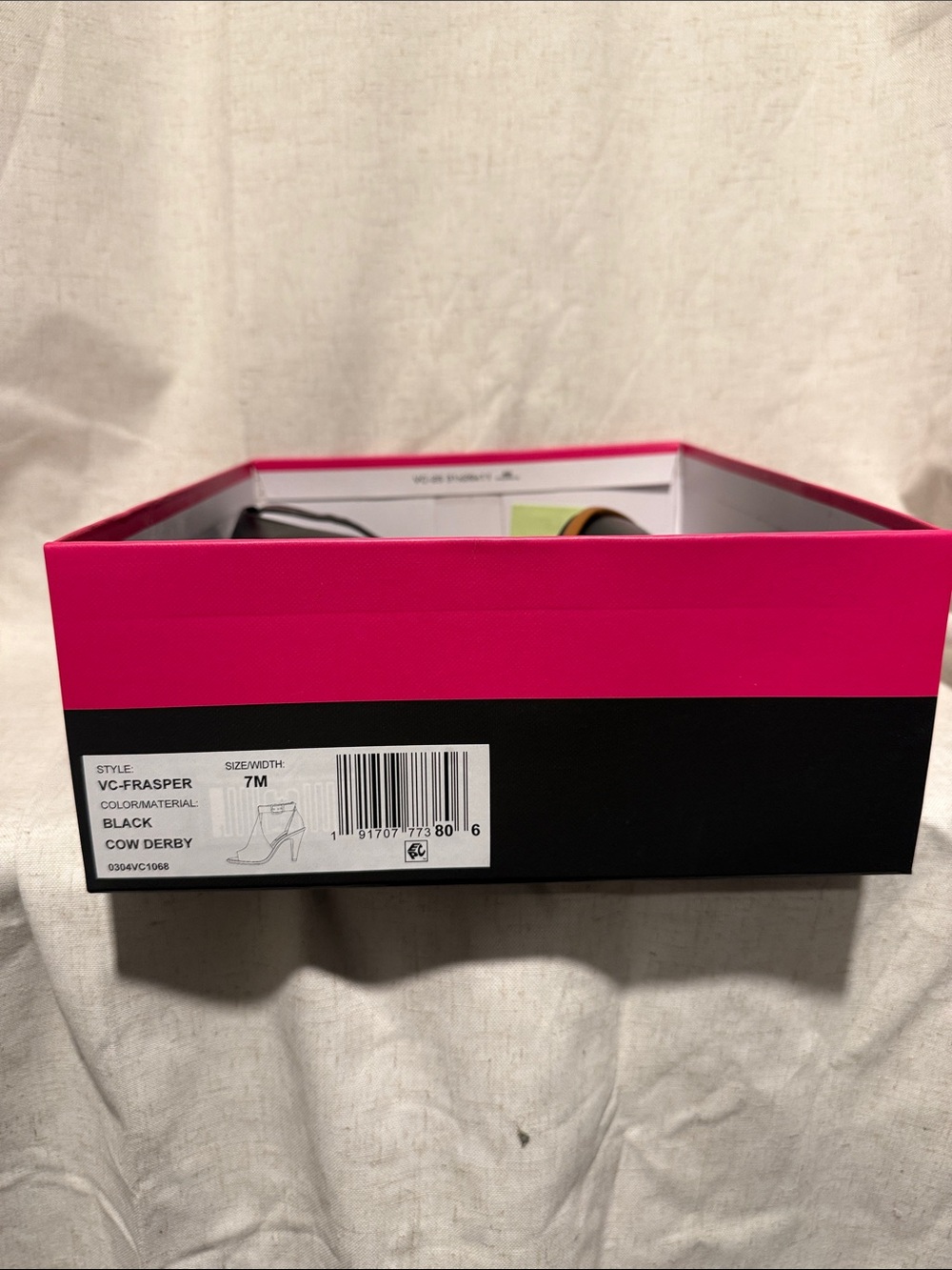 Vince Camuto Black Open-Toe Ankle Strap Mules - Picture 3 of 3